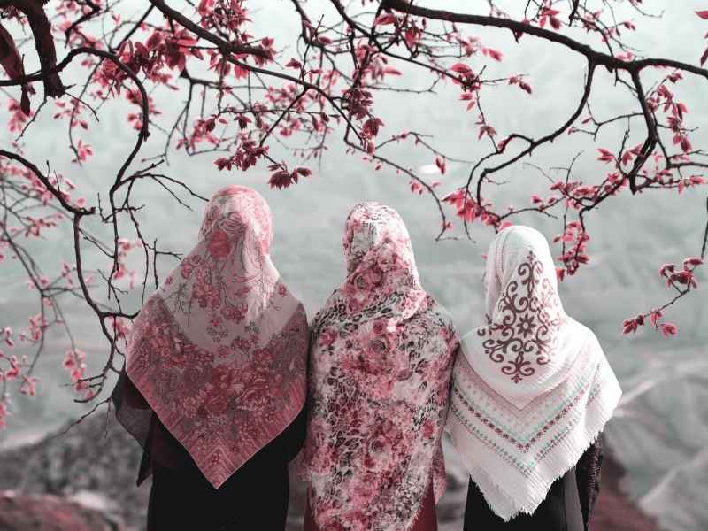 Hijab Bahan Voal Printing